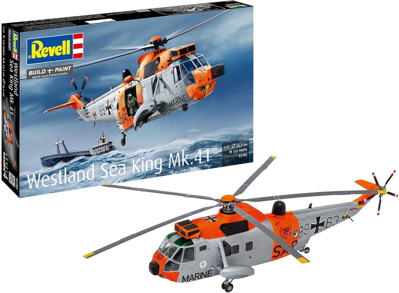 Revell 03785 – Westland Sea King Mk. 41 Model Kit (1:72 Scale)