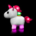 Adopt Me! Neon Unicorn Light-Up Plush, close-up detail