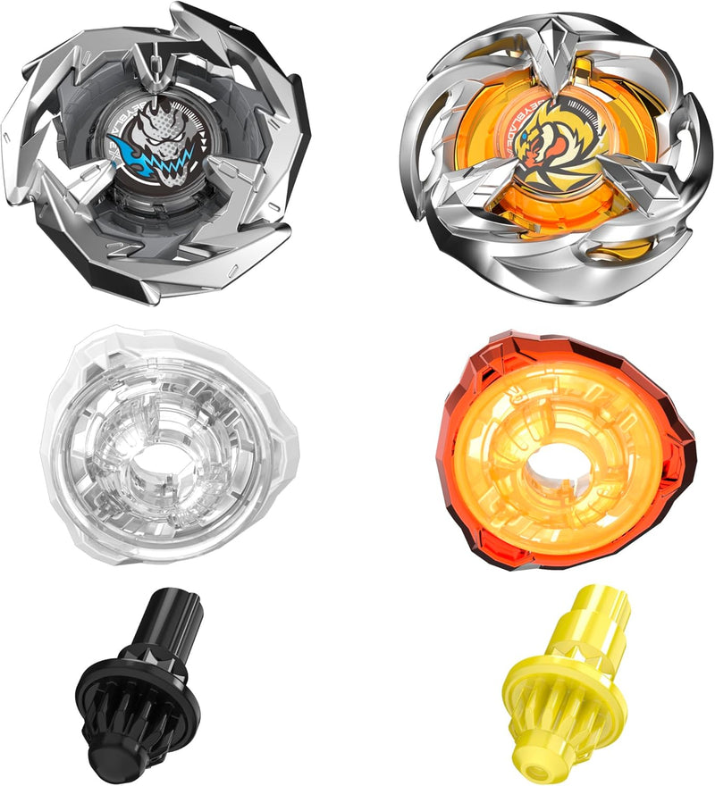 Beyblade X - Gale Wyvern 3-60T (Balance) & Sword Dran 3-80B (Stamina) Dual Pack, side angle