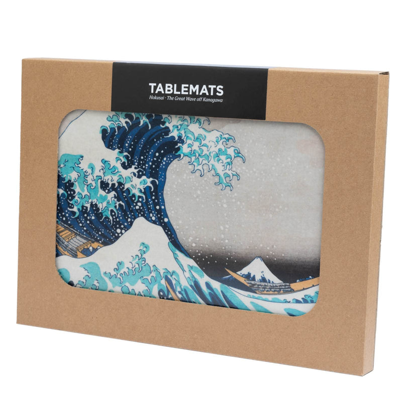 The Great Wave of Kanagawa Hokusai Set of 4 Table Mats alternate view