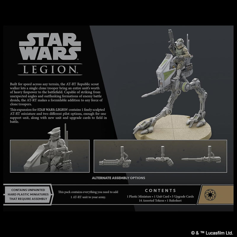 Star Wars Legion: Republic AT-RT Unit Expansion, alternate view