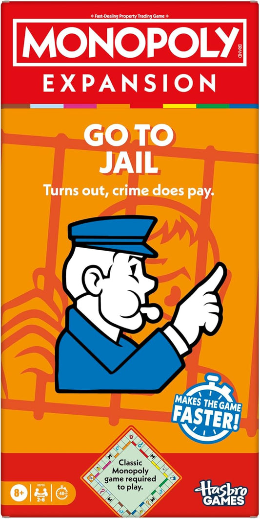 Hasbro Monopoly Go to Jail Expansion Game