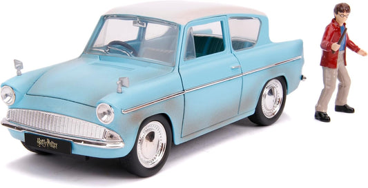 Jada Harry Potter 1959 Ford Anglia Die-Cast 1:24 Collectible Car