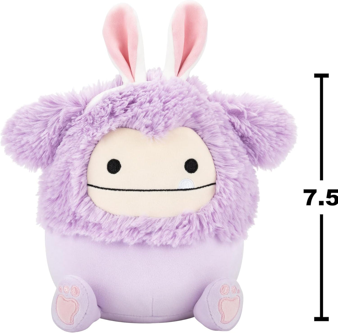 Squishmallows Dilka the Lavender Bigfoot Easter 7.5" Plush