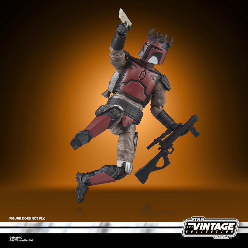 Star Wars The Vintage Collection Mandalorian Super Commando Action Figure, in display