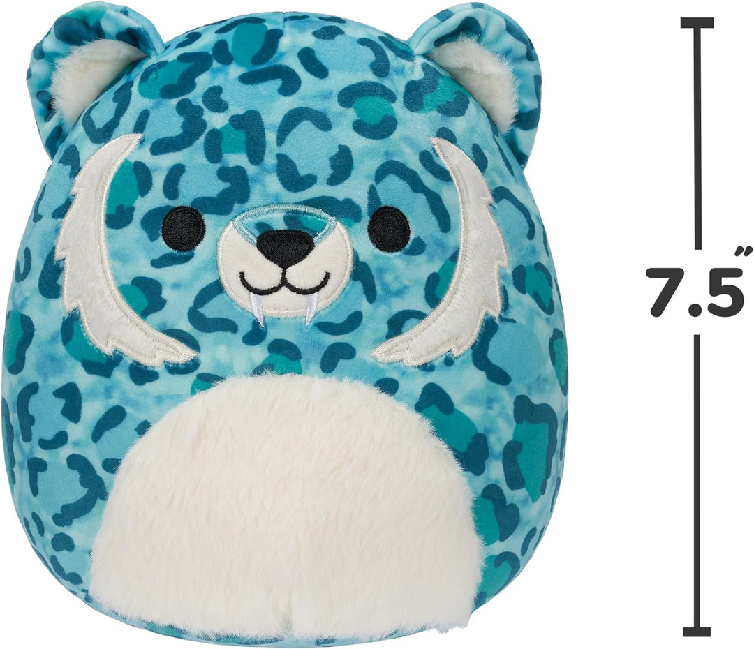 Squishmallows 7.5'' Aqua Saber-Tooth Tiger Plush