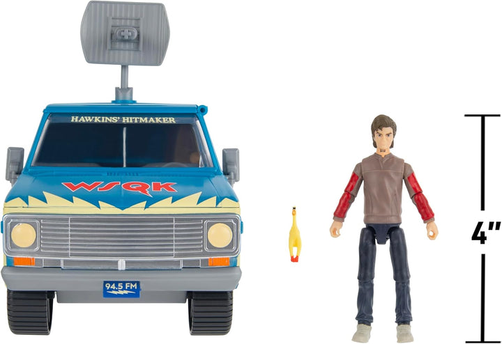 Stranger Things World of Stranger Things Steve Figure & WSQK Vehicle Playset