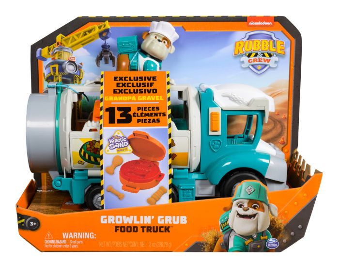 Rubble & Crew Grandpa Gravel's Food Truck collectible from Abgee