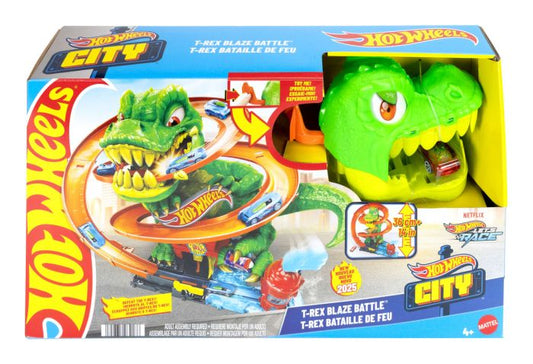 Hot Wheels City T Rex Fire Station
