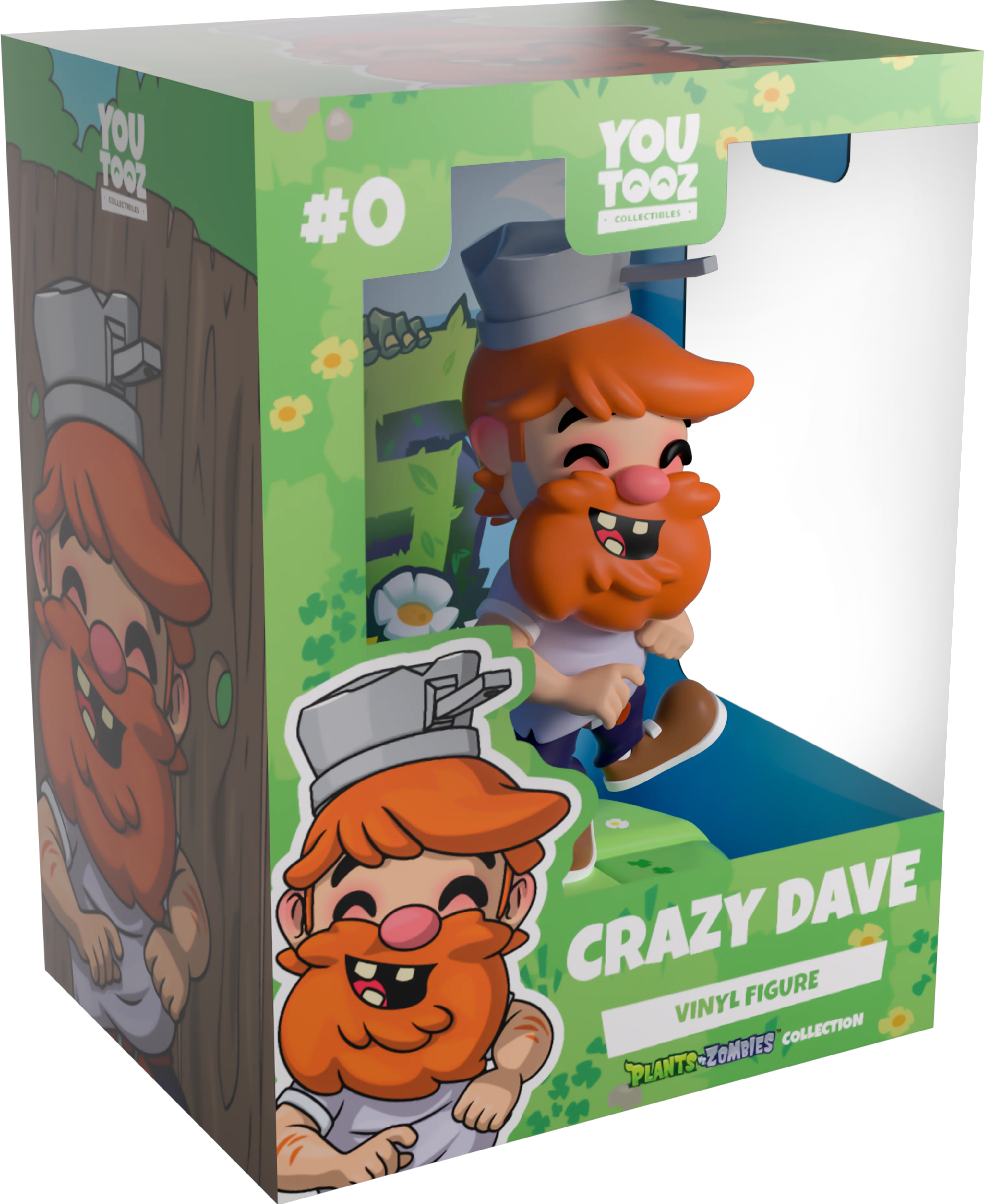 Youtooz Plants Vs Zombies Crazy Dave Vinyl Figure