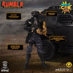 Hazard Squad R.U.M.B.L.R. Truck and Death Adder One:12 Collective Set (SDCC Exclusive) side angle