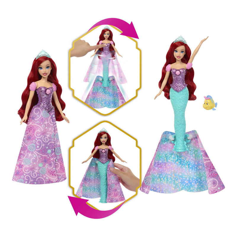 Disney Princess Transforming Ariel Fashion Doll