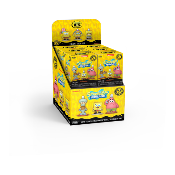 Mystery Minis - Spongebob 25th Anniversary - 1 Piece PDQ Funko Pop! Vinyl Figures