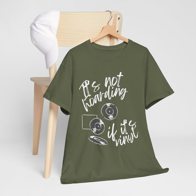 'It's Not Hoarding If It's Vinyl' Men's T-Shirt, side angle