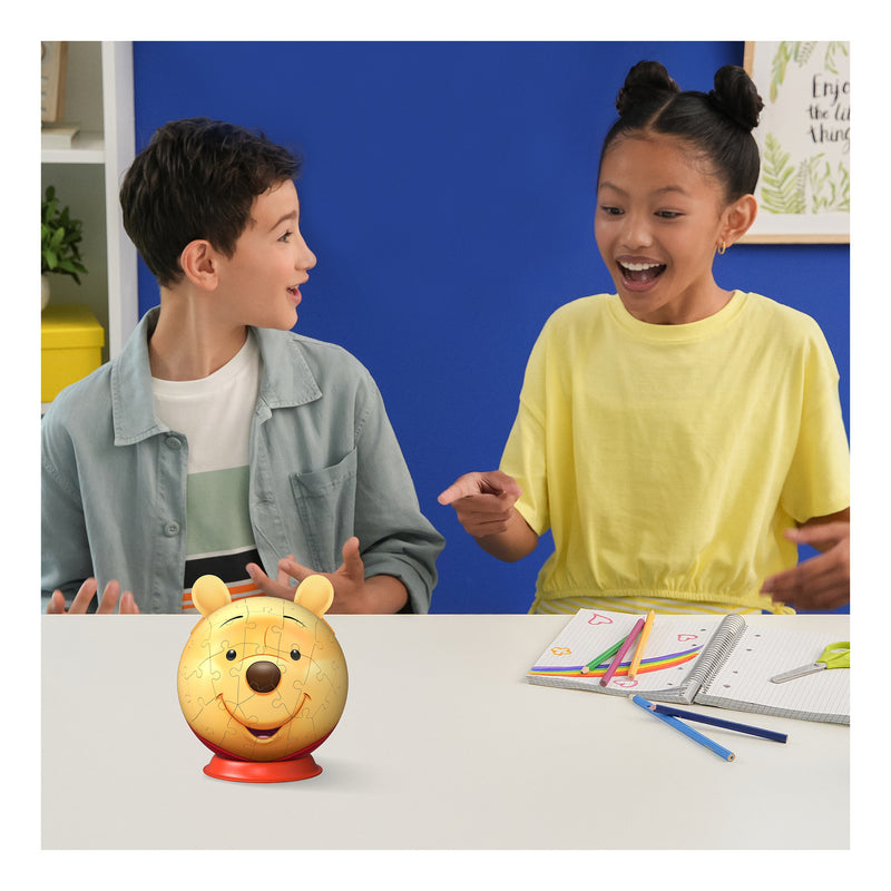 Winnie the Pooh with Ears 72 Piece 3D Puzzle Ball