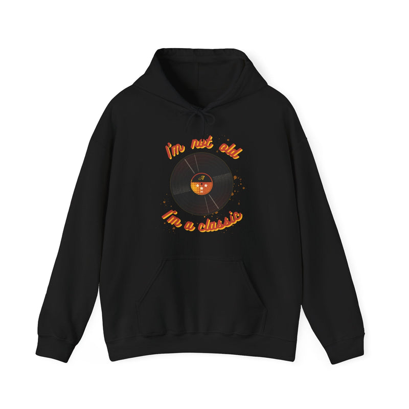 'I'm Not Old, I'm a Classic' Men's Hoodie, side angle