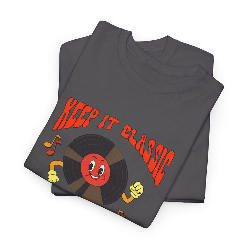 'Keep It Classic' Retro T-Shirt, packaging shot