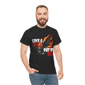 'Like a Bat Out of Hell' Men's T-Shirt, close-up detail