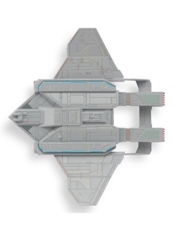 Federation Attack Fighter Model Diecast Ship STDC068 (Eaglemoss / Star Trek), close-up detail