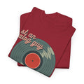 'Just an Analog Guy, In a Digital World' Men's T-Shirt, close-up detail