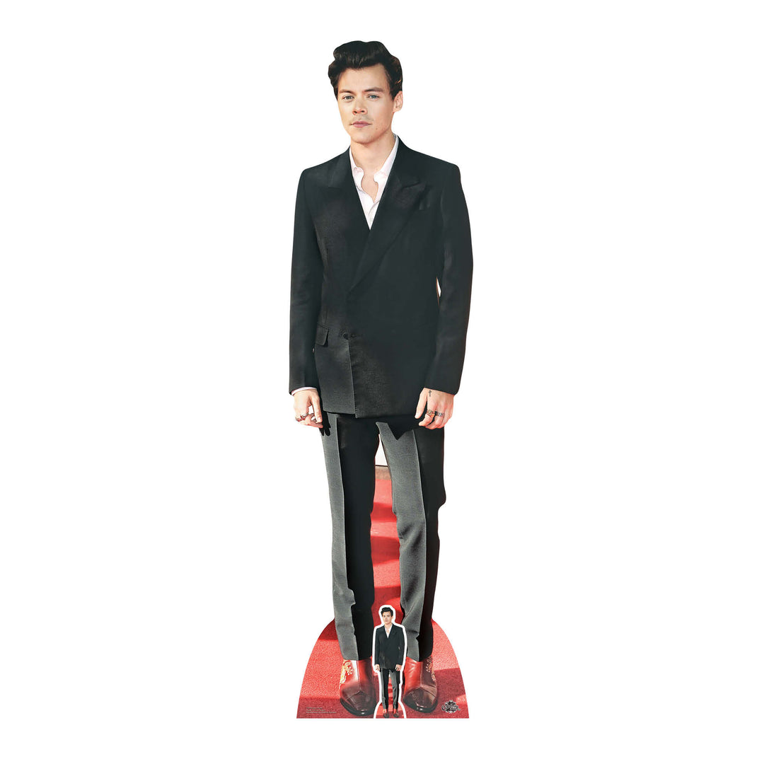 CS734 Harry Styles Red Shoes Height 182cm Lifesize Cardboard Cut Out With Mini