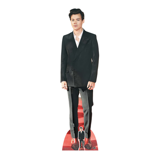 Harry Styles Red Shoes Height 182cm Lifesize Cardboard Cut Out With Mini collectible from Star Cutouts