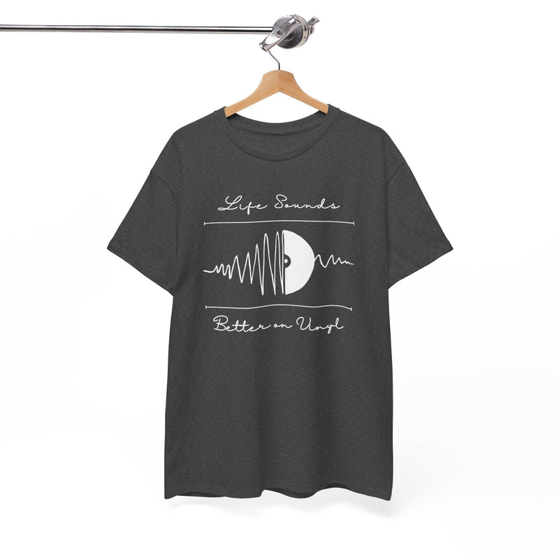 'Life Sounds Better on Vinyl' Men's T-Shirt, alternate view