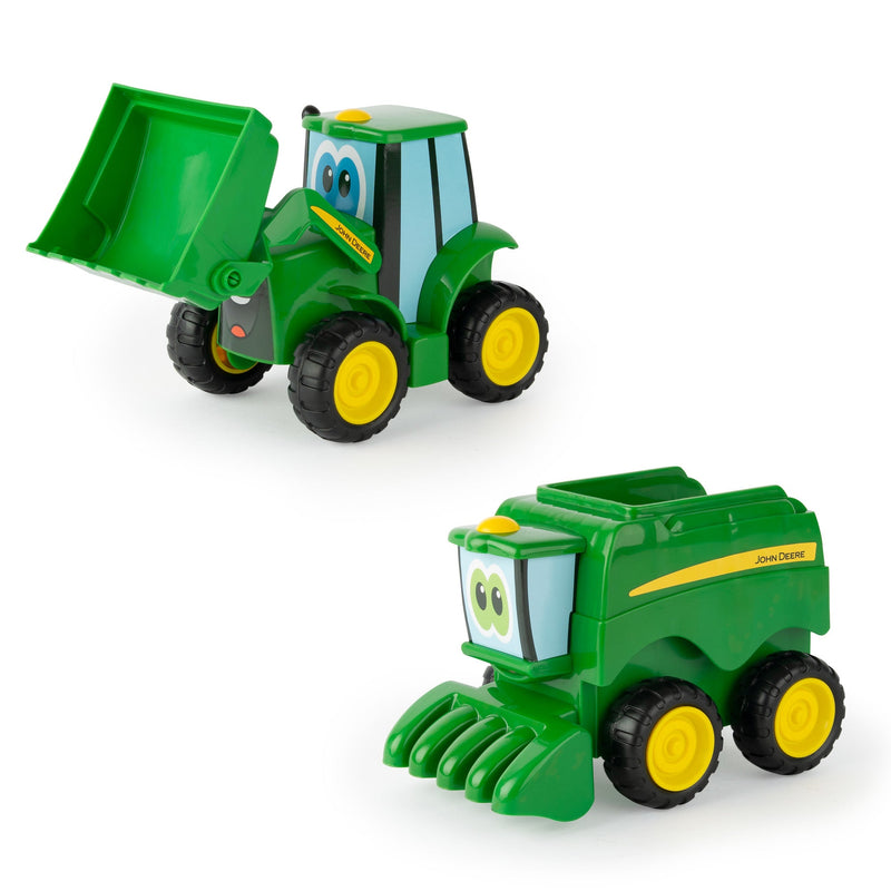 Farmin Friends Johnny & Corey Combine, side angle