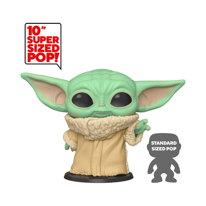 Jumbo - Star Wars Mandalorian - 10" The Child Funko Pop! Vinyl Figure, front detail