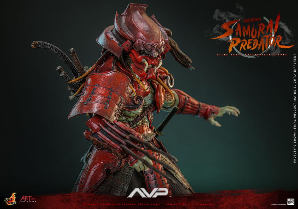 Hot Toys Alien vs. Predator Akaoni Samurai Predator 1/6th Scale Figure