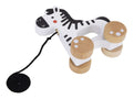 Wooden Pull Along Zebra - Image