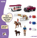 Schleich - Dually Truck w/ big Horse Trailer