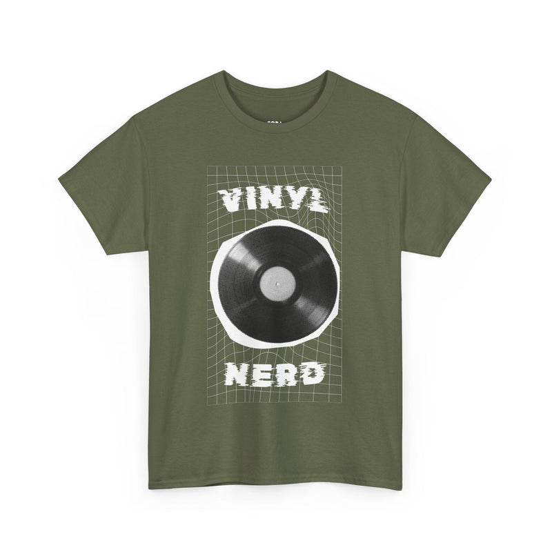 'Vinyl Nerd' Men's T-Shirt, packaging shot