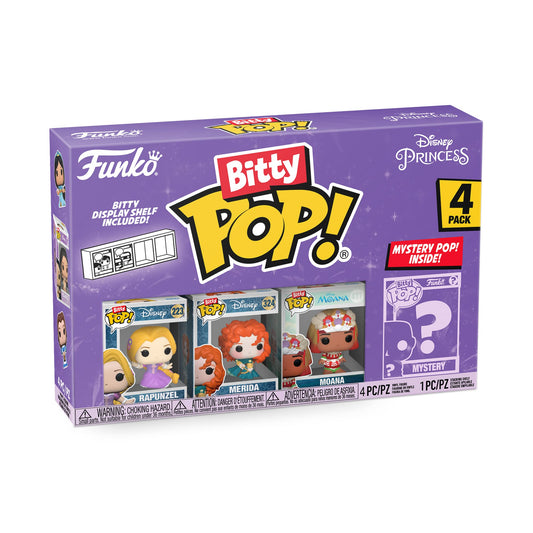 4-Pack - Disney Princess - Rapunzel Funko Bitty Pop! Vinyl Figures