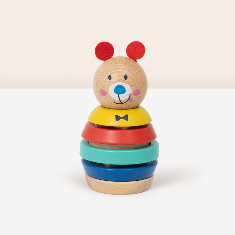 Wooden Bear Shape Tower
