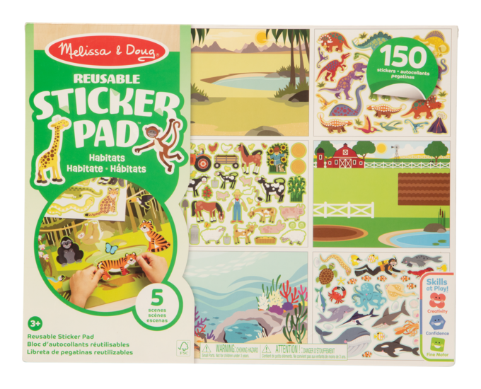 Melissa & Doug - Reuseable St Pad In Tray - Image