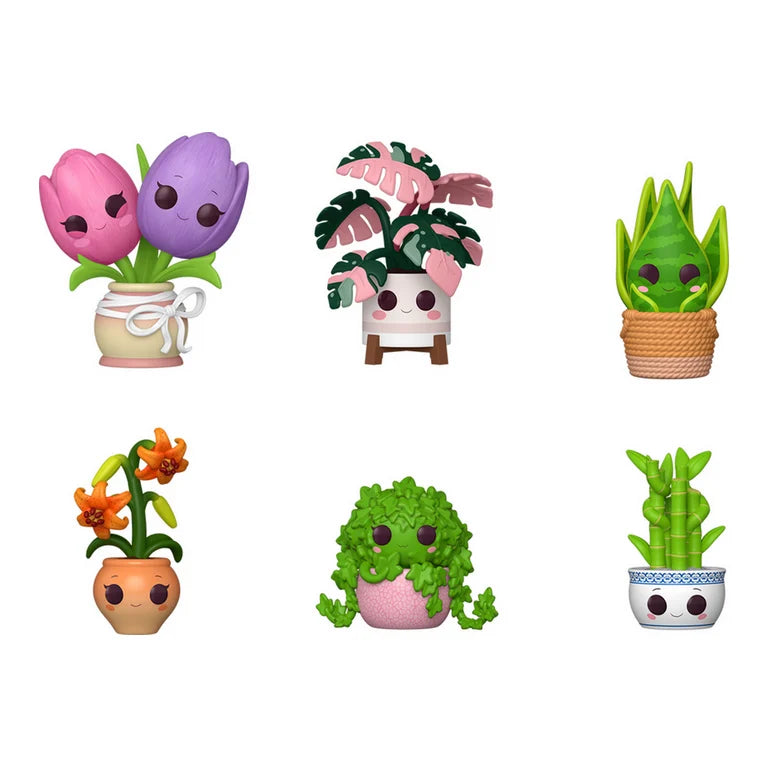 Mystery - Plants - 6 Pieces in PDQ Funko Pop! Vinyl Figures
