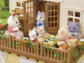 Sylvanian Families Red Roof Country Home Secret Attic Playroom Ages 3+, rear view