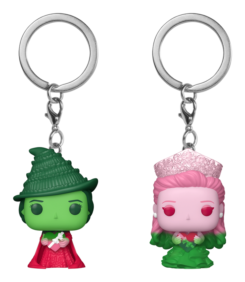 Pop! Keychain 2-Pack - Wicked - Glinda & Elphaba - Image