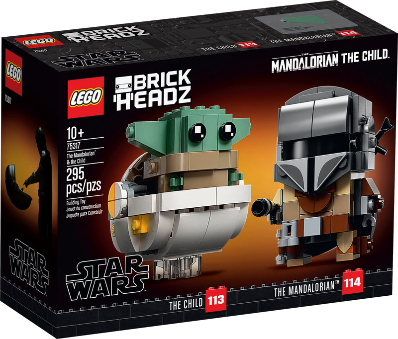 LEGO 75317 Star Wars BrickHeadz The Mandalorian & The Child