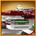 Lego Star Wars 75401 Ahsoka's Jedi Interceptor Playset for Ages 8 & Up, rear view