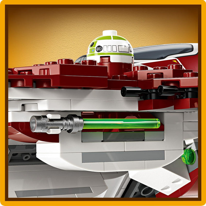 Lego Star Wars 75401 Ahsoka's Jedi Interceptor Playset for Ages 8 & Up, rear view