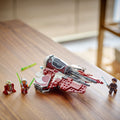 Lego Star Wars 75401 Ahsoka's Jedi Interceptor Playset for Ages 8 & Up, side angle