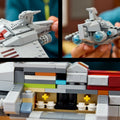 Lego Star Wars 75404 Acclamator-Class Assault Ship for Adults Ages 18+, close-up detail