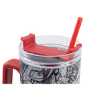 Marvel Pattern Young Adult DW Insulated Stainless Steel XXL Rambler Mug, side angle