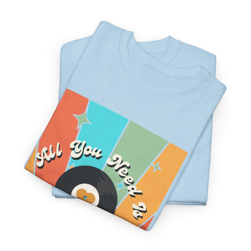 'All You Need Is Vinyl' T-Shirt, in display