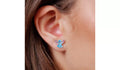 Disney Cubic Zirconia Stone Stitch Stud Earrings - Image 2