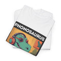 'Phonosaurus' Men's Vinyl T-Shirt, product detail