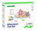 Wooden Afternoon Tea Set