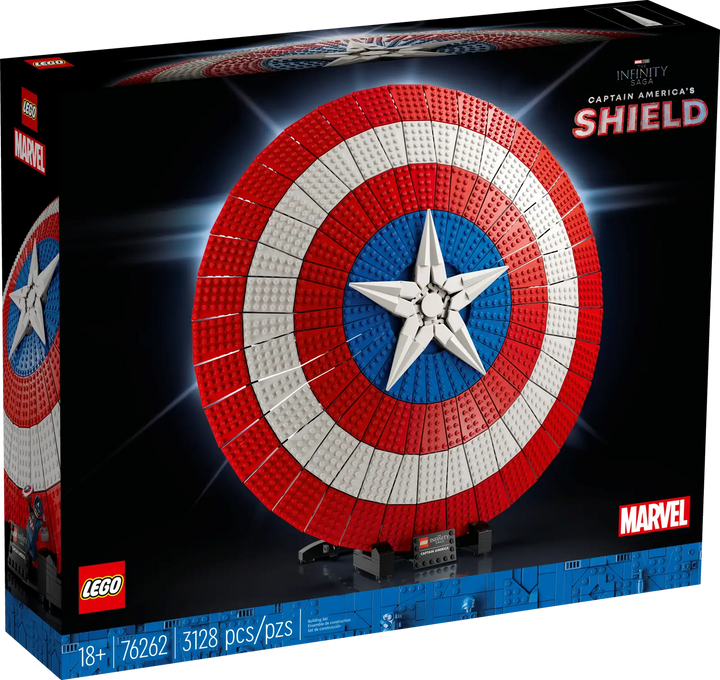 LEGO 76262 Marvel Captain America's Shield Avengers Set